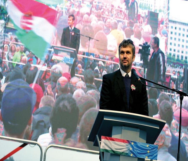 Ákos Hadházy will eine Million Unterschriften sammeln, um die Regierung zum Anschluss an die EU-Staatsanwaltschaft zu zwingen. (Fotos: BZT / Nóra Halász)